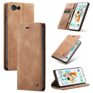 Luxury Retro Wallet Case For iPhone - Libiyi