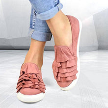 Carregar imagem no visualizador da galeria, Libiyi Fashion Ruffle Side Flat Shoes - Libiyi