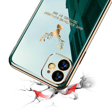 Carregar imagem no visualizador da galeria, 2022 Deer Pattern Camera All-inclusive Electroplating Process iPhone Case - Libiyi