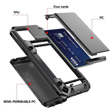 Carregar imagem no visualizador da galeria, Armor Slide Military Grade Wallet Shockproof Case for iPhone 12 Series - Libiyi
