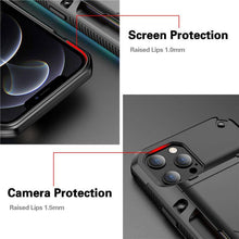 Carregar imagem no visualizador da galeria, Armor Slide Military Grade Wallet Shockproof Case for iPhone 12 Series - Libiyi