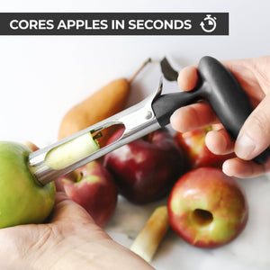 Premium Apple Corer - Easy to Use and Durable Stainless Steel - Libiyi
